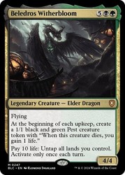 Beledros Witherbloom 247/356 Commander: Bloomburrow Mythic