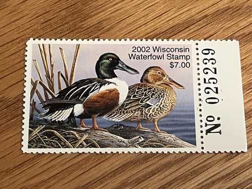 2002 WISCONSIN WATERFOWL STAMP