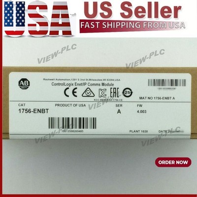 NEW Allen-Bradley 1756-ENBT EtherNet/IP ControlLogix Module 1756ENBT US Free Tax