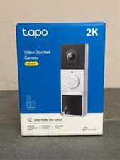 TP-LINK VIDEO DOORBELL CAMERA 1 TAPO D210, 1 TAPO D100C SPEC: 2K 3MP 2304 129 3