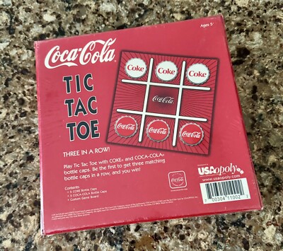 Coca-Cola Tic Tac Toe USA Opoly NEW Board Game | eBay