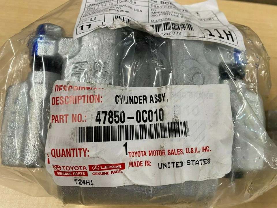 Toyota Tundra 2007-2014 genuino OEM nuevas pinzas de freno de disco trasero cantidad 2 Foto 4 de 4