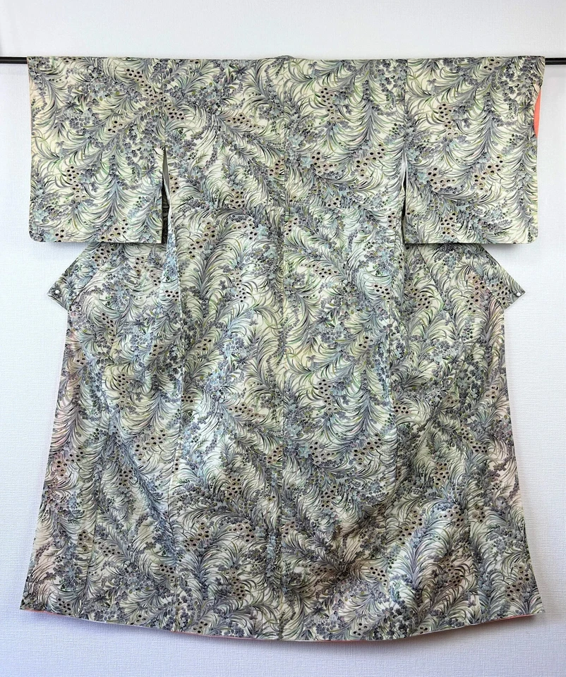 【Casi como nuevo】upcycle kimono, bata kimono, vestido kimono, diseño de patrón de flores Foto 3 de 4