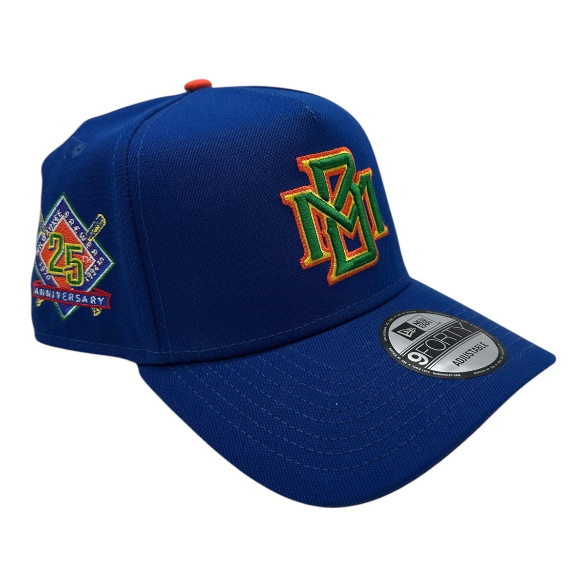 New Era 9Forty Milwaukee Brewers Hat Cap Snapback 25th Anniversary