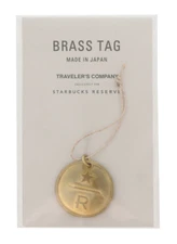 TRAVELER'S company Starbucks Reserve Roastery Tokyo Brass Tag Limited Edition