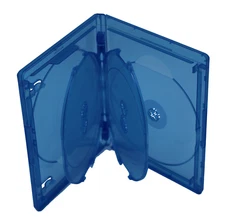 New Viva Elite 5 Disc 15mm Premium Bluray Replacement Movie Storage Shell Case