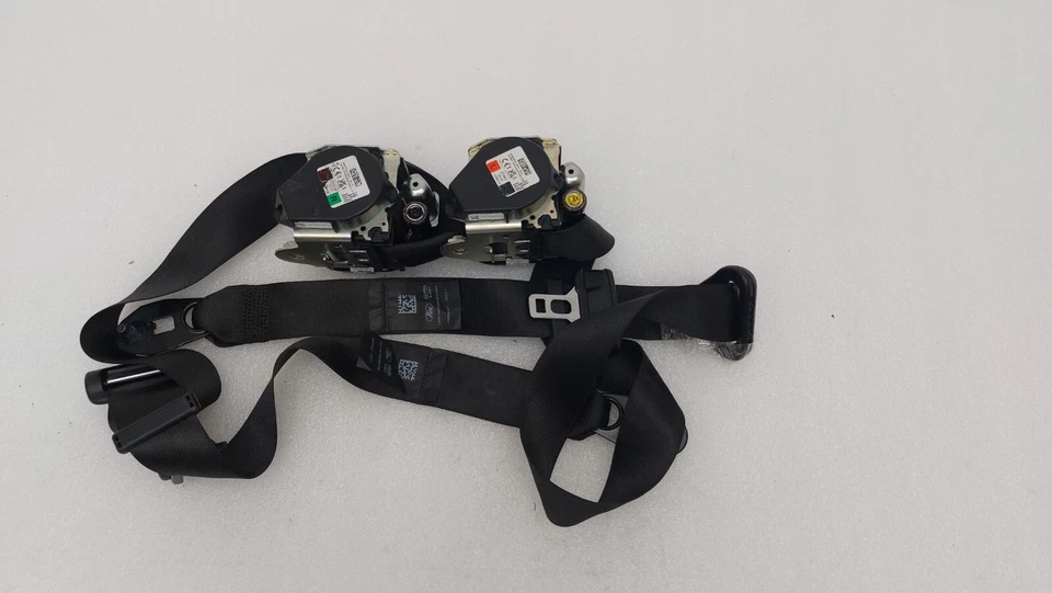 Cinturones de seguridad delanteros izquierdo derecho Ford Transit 2019 2020 2021 2022 2023 negro Foto 2 de 3
