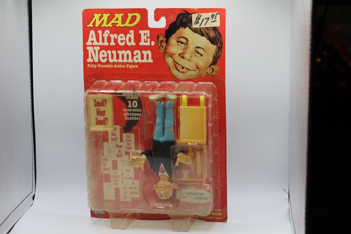 EXTREMELY RARE* Alfred E. Neuman Mad Magazine Action Figure
