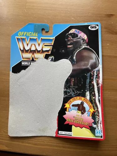 WWF Hasbro Koko B. Ware Action Figure Blue Card Back Only - 1991 Titan Sports
