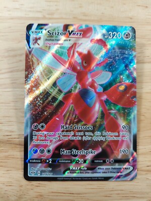 Scizor Vmax 119/189 Darkness Ablaze NM Full Art Ultra Rare Pokemon
