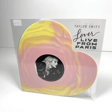 Taylor Swift Lover Live From Paris LIMITED EDITION Heart Shaped Vinyl - IN HAND!