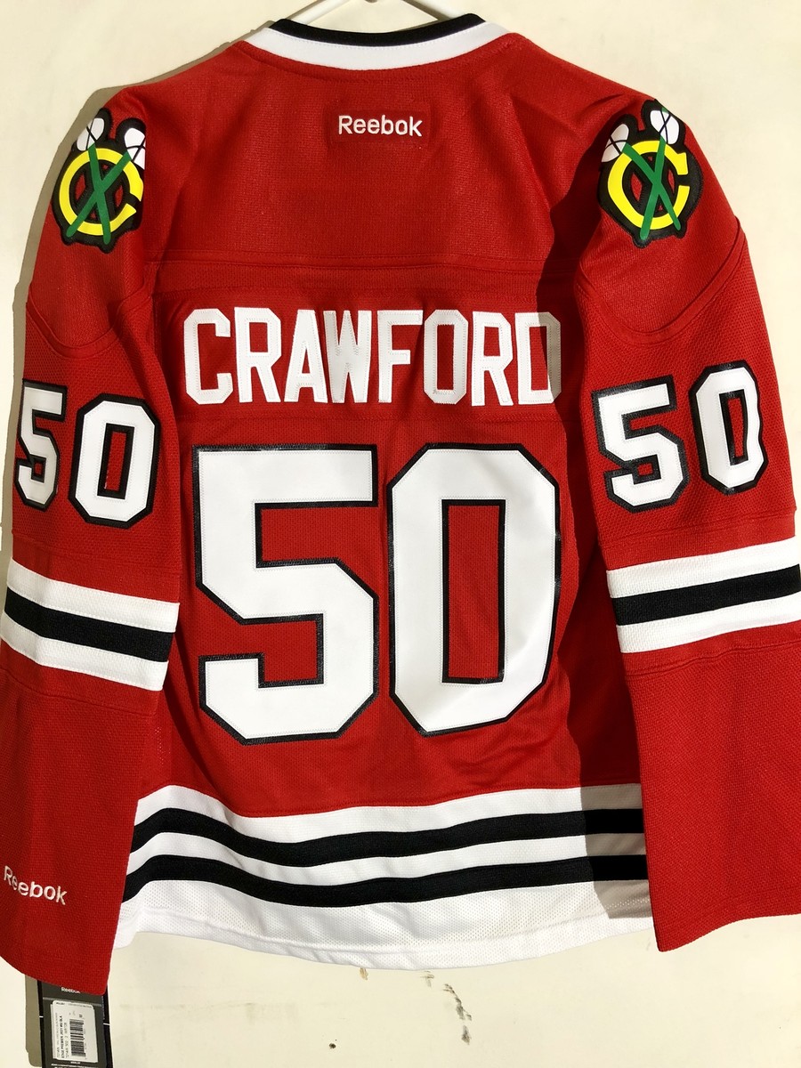 Reebok Women's Premier NHL Jersey Chicago Blackhawks Crawford Red