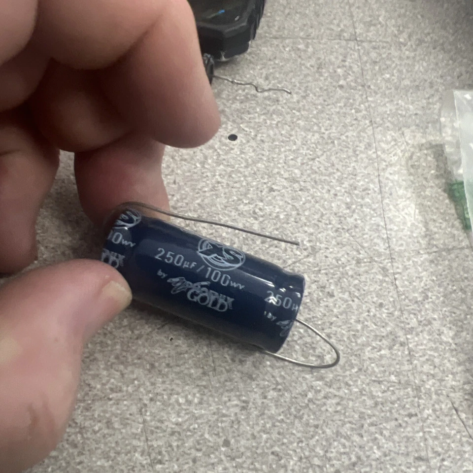 Phoenix Gold  Capacitor High Grade Bi-polar 250UF 100WV crossover or in line - Image 2 of 4