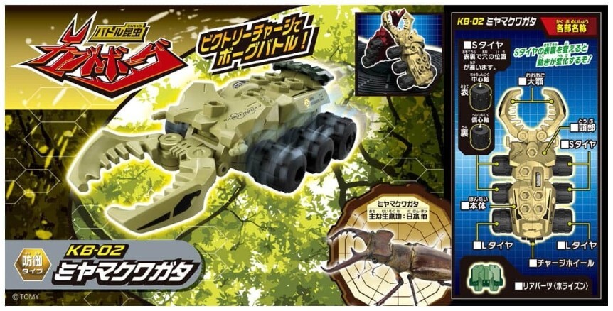 TAKARA TOMY KABUTO BORG KB-02 MIYAMA STAG BEETLE TK90407 | eBay
