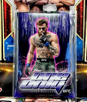 2024 Conor McGregor Topps Midnight The One and Only /12 | eBay