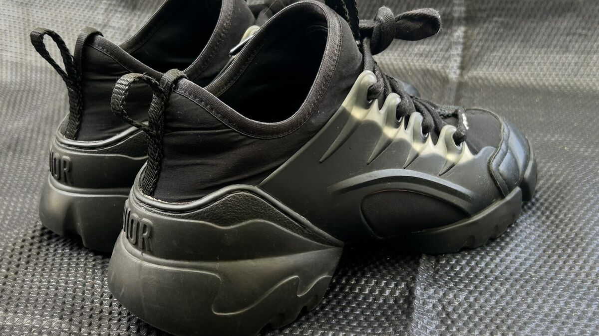 Christian Dior D-Connect Black Technical Fabric Sneakers Christian Dior D-Connect Black Technical Fabric Sneakers