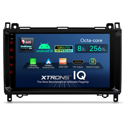 9'' AI 8Core 8+256GB 4G Android 13 Autoradio GPS WIFI für Mercedes-Benz W245 W169