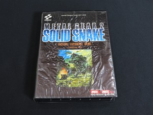 RARE-Boxed-w-manual-Metal-Gear-2-Solid-Snake-MSX-2-KONAMI-Japan-Free-Shipping-3