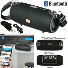40w Portable Wireless Bluetooth Speaker Stereo Waterproof Bass MP3 USB/TF/AUX UK