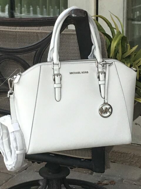 michael kors white purse