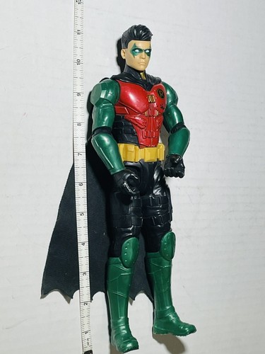 Batman 11” ROBIN Action Figure With Cape 2018 DC Comics Mattel Loose - 第 3/10 張圖片