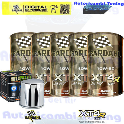 Service Bardahl Öl XT4R 10W60 für Harley Davidson Fxrs Low Rider � 1987>1994