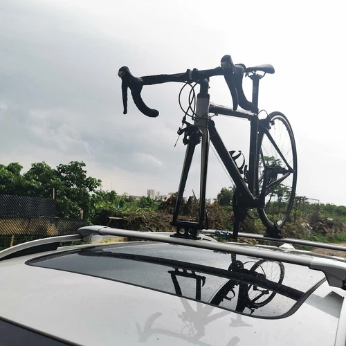 MTB Bike Car Roof Mount Rack Fork Mount Block Quick Release Thru Axle Carrier - Picture 11 of 14