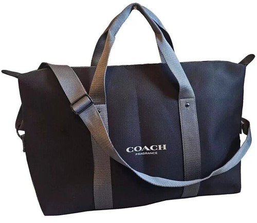 Coach Seesack schwarz Wochenende Handgepäck Fitnessstudio Schulter Köln Duft Promo neu - Bild 1 von 5