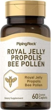 Piping Rock Royal Jelly Propolis Bee Pollen | 60 Caplets | Vegetarian,... 