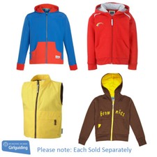 Official Guides Brownies Rainbows Hoodie Girl Guiding Uniform Gilet Jacket 22 44