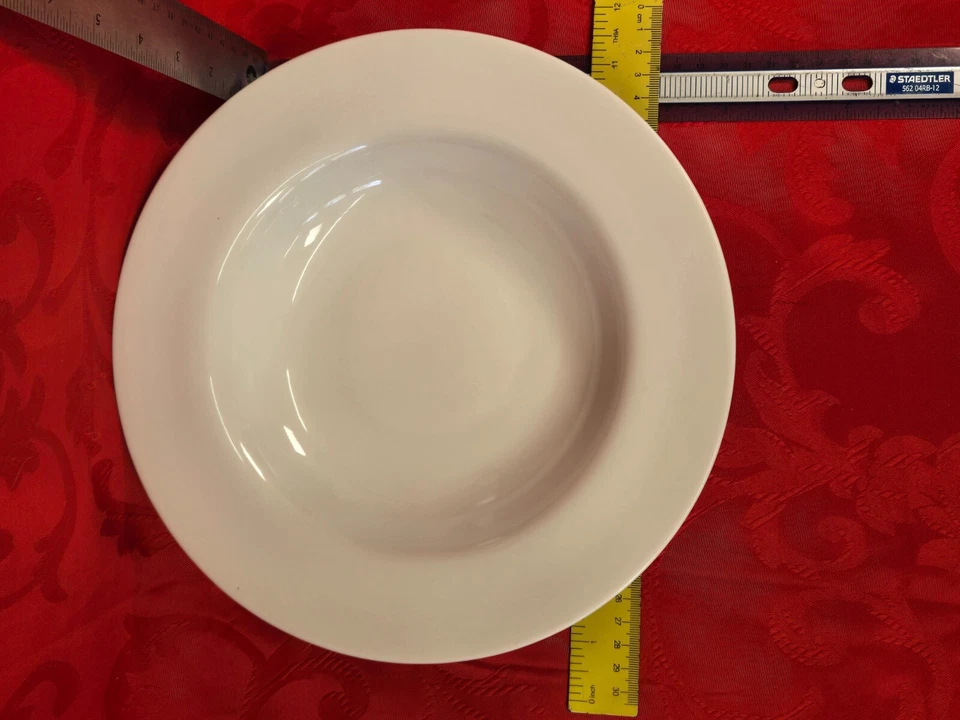 POTTERY BARN GREAT WHITE Colección Borde Grande Sopa Pasta Cuenco 10 1/8" Foto 2 de 4