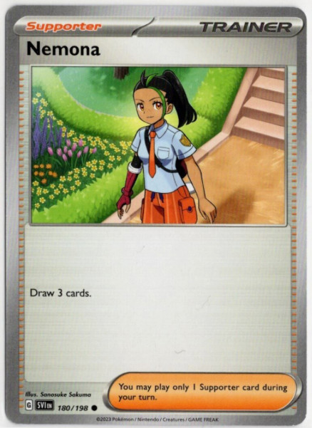 Nemona 180/198 - Pokemon - Scarlet & Violet - NM/M