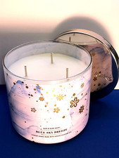 Bath Body Works "BLUE SKY BREEZE" 3 Wick Scented Candle 14.5 oz