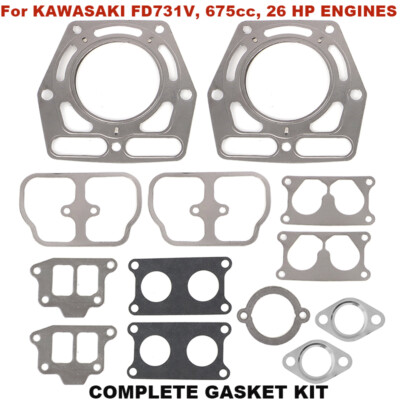 Complete Gasket Kit For KAWASAKI FD731V, 675cc, 26 HP ENGINES