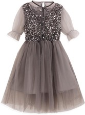 NWT Sequin Tulle Party Dress for Girls size 10 sequin Princess Pageant
