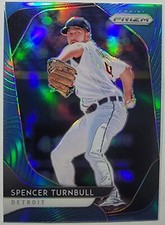 Spencer Turnbull 2020 Panini Prizm Mega Box Carolina Blue Prizm #75