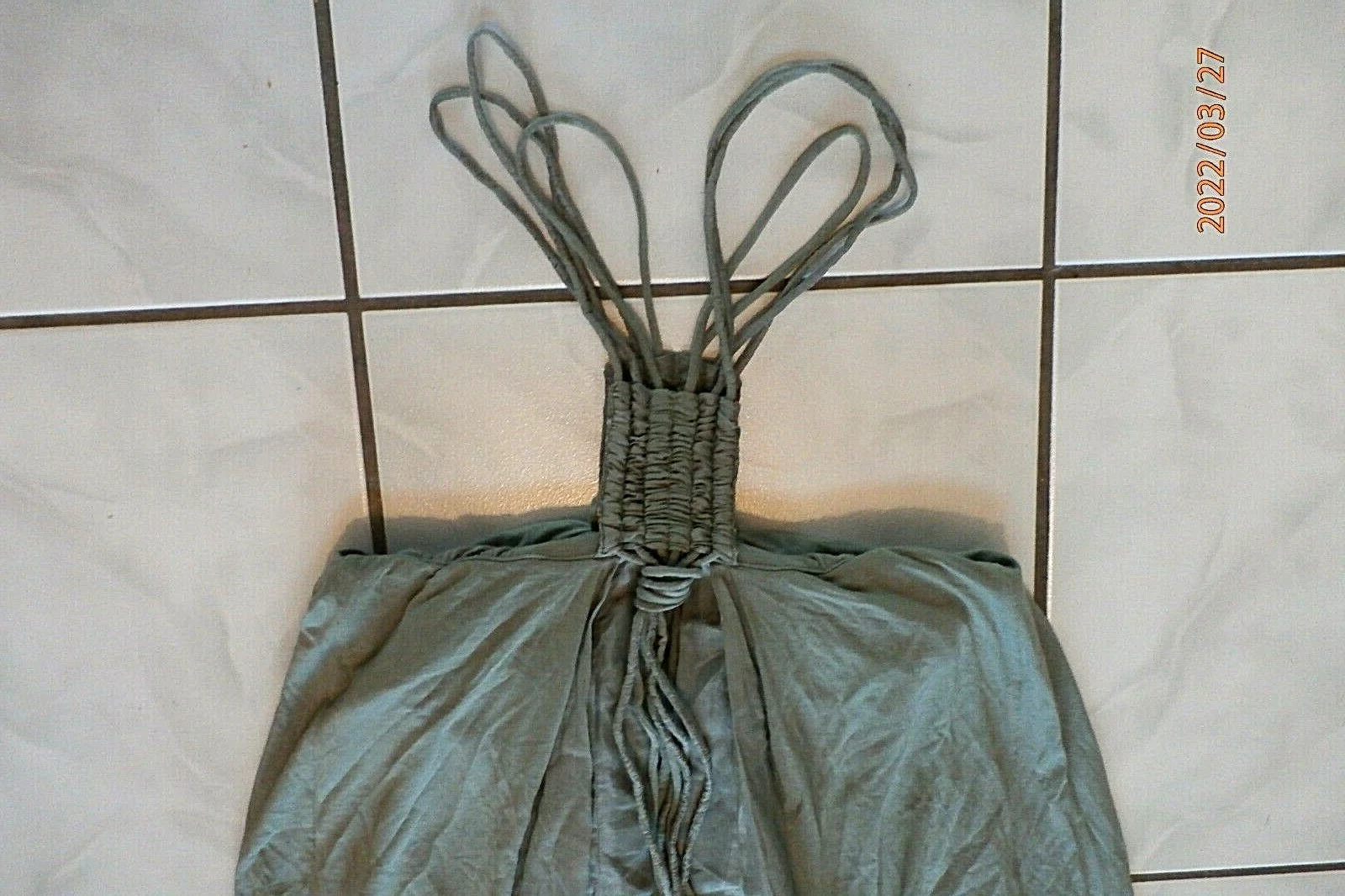 UNDERCOVER Reggiseno Victoria Secret top abito reggiseno con spalline verde mensola foderato taglia small