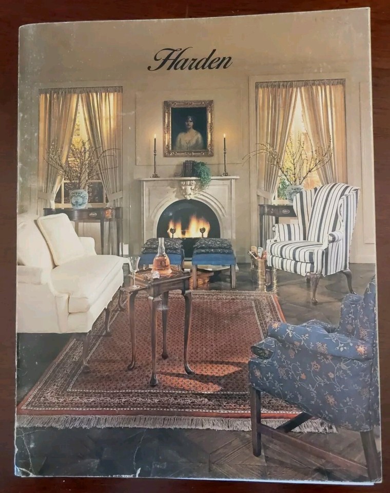 Harden Furniture Vintage 1980's Catalog Office Furniture Ad