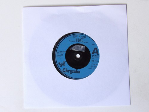 Blondie: Heart of Glass 1978 UK 7" Plastic label/Plain Sleeve - Picture 2 of 3