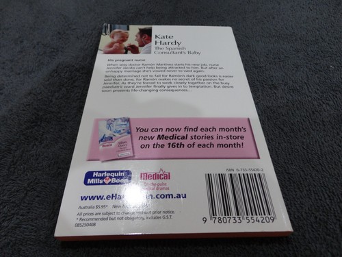 The Spanish Consultant's Baby by Kate Hardy (2004) - MILLS & BOON-MEDICAL - Picture 3 of 3
