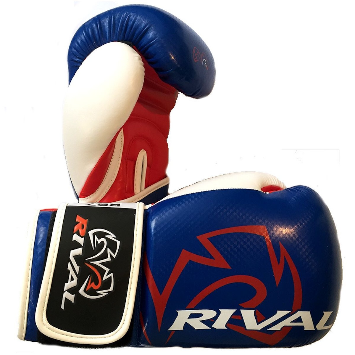 RIVAL RB7 Fitness Plus Hook and Loop Bag Gloves - Blue/White