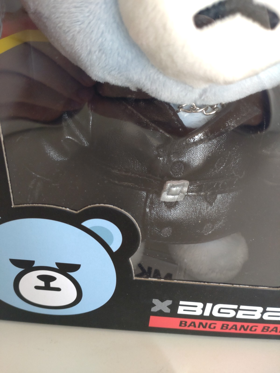 KRUNK x BIGBANG Official YG Bear Plush toy T.O.P BANG BANG