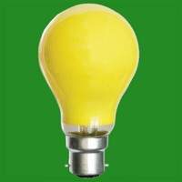 6X 25W Gelb WeißGlüHend Farbig Dimmbar Gls GlüHbirne Lampe Bajonett Bc B22