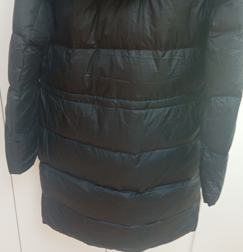 RRP£220 Size M(14-16) Women's 80%Down Coat Black Land's end NEW - Picture 8 of 9