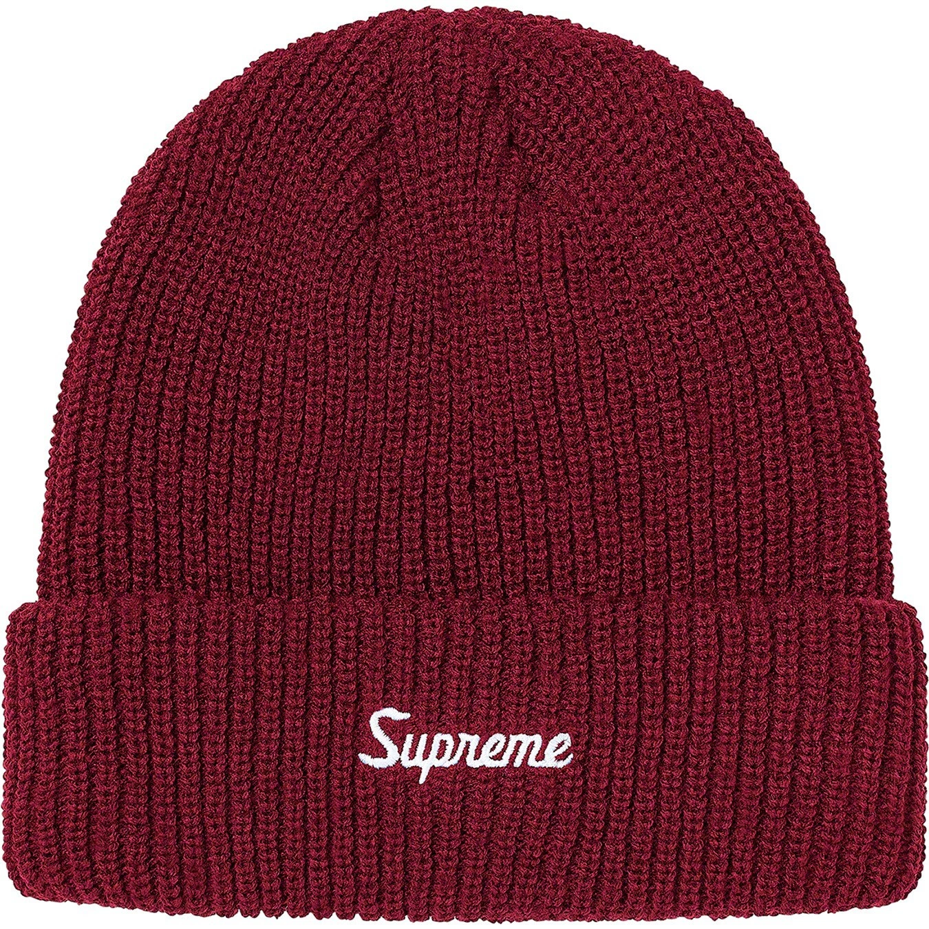 Bonnet Supreme Loose Gauge FW20 taille unique   Magenta foncé
