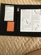 Magic Trick  Lot of 2 With Printed Instructions. Number Mystery and Paddle Trick