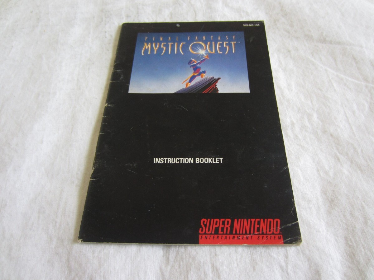 Final Fantasy: Mystic Quest (SNES) Super Nintendo Cartridge +