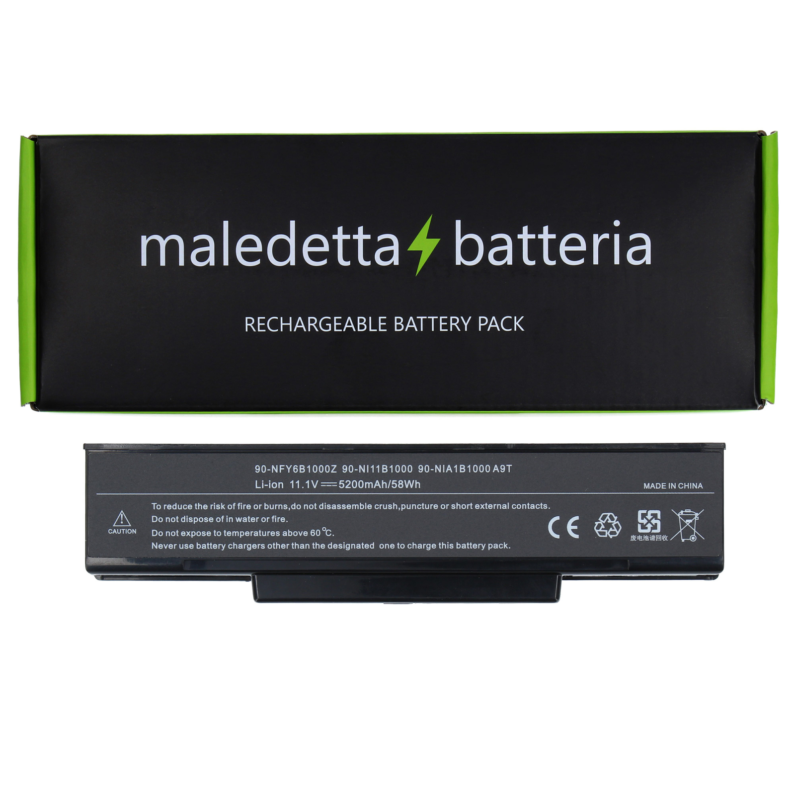 Batteria 10.8-11.1 V 5200 mAh per Asus F3