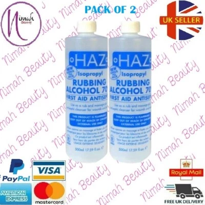 2 x HAZ Einreibalkohol 70% Isopropyl Erste Hilfe Antiseptikum 500ml