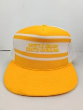 VTG Myrtle Beach SC USA Trucker Hat Snapback Cap Vintage New NOS NWOT